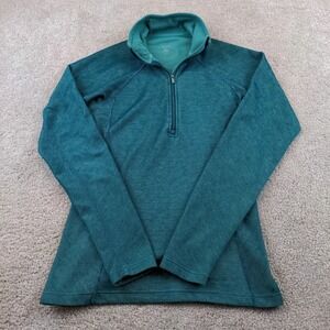 Patagonia Capilene 3 Shirt Women's XS Green Teal Performance Base Layer 1/2 Zip